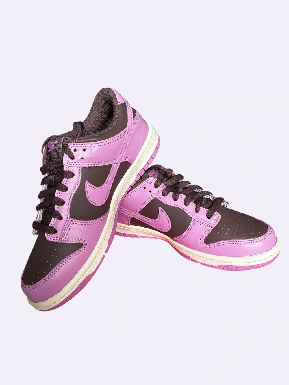New NIKE DUNK LOW Light Magenta Big Kids Size 5Y / fits 6.5 (US) women